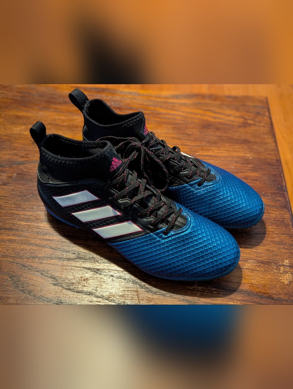 Adidas ACE 17.3 Primemesh TF soccer boots - blue blast - turf cleats - size 10.5